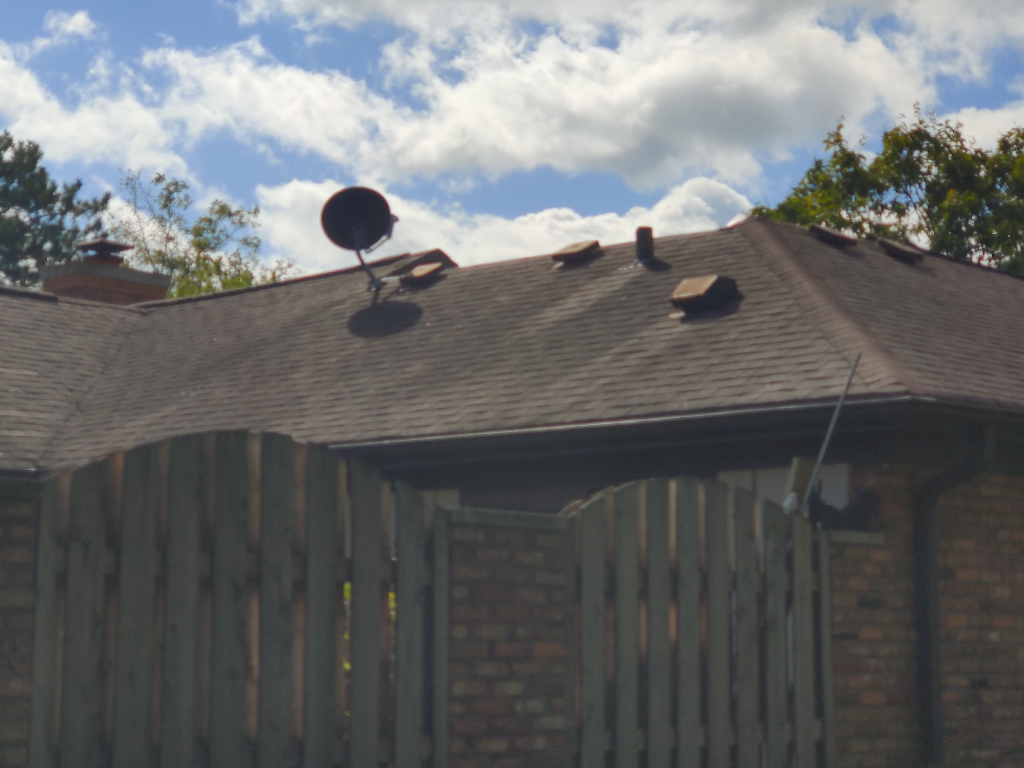 wear and tear on roof shingles
